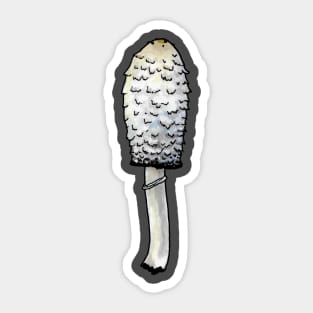 Shaggy Mane Sticker